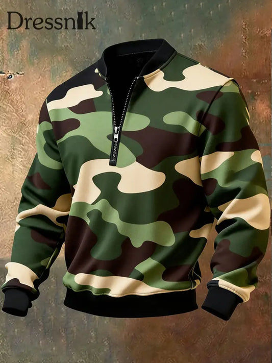 Camouflage-Sweatshirt für Männer als bild / S