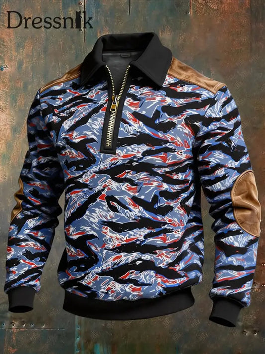 Camouflage-Sweatshirt für Männer als bild / S