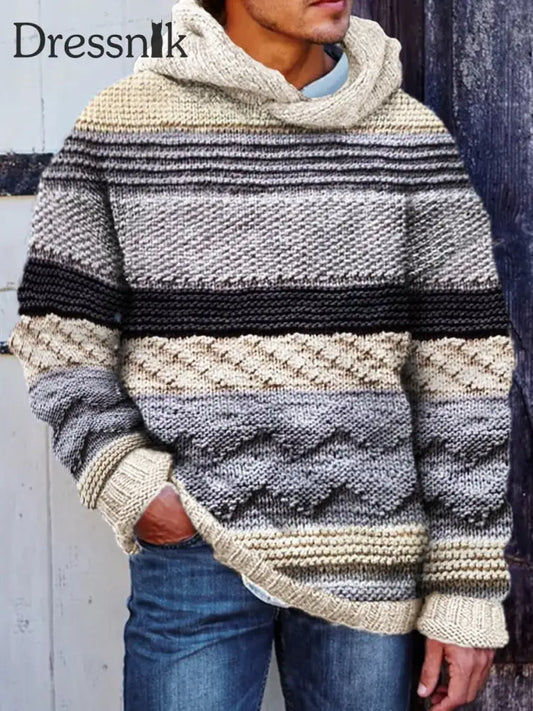 Cowboy-Textur-Muster Gedruckt Western Village Lang Ärmel Iges Sweatshirt Mit Kapuze A / S
