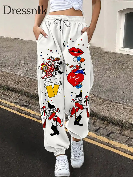 Damen Köln Karnevals Jogging hose als bild / S