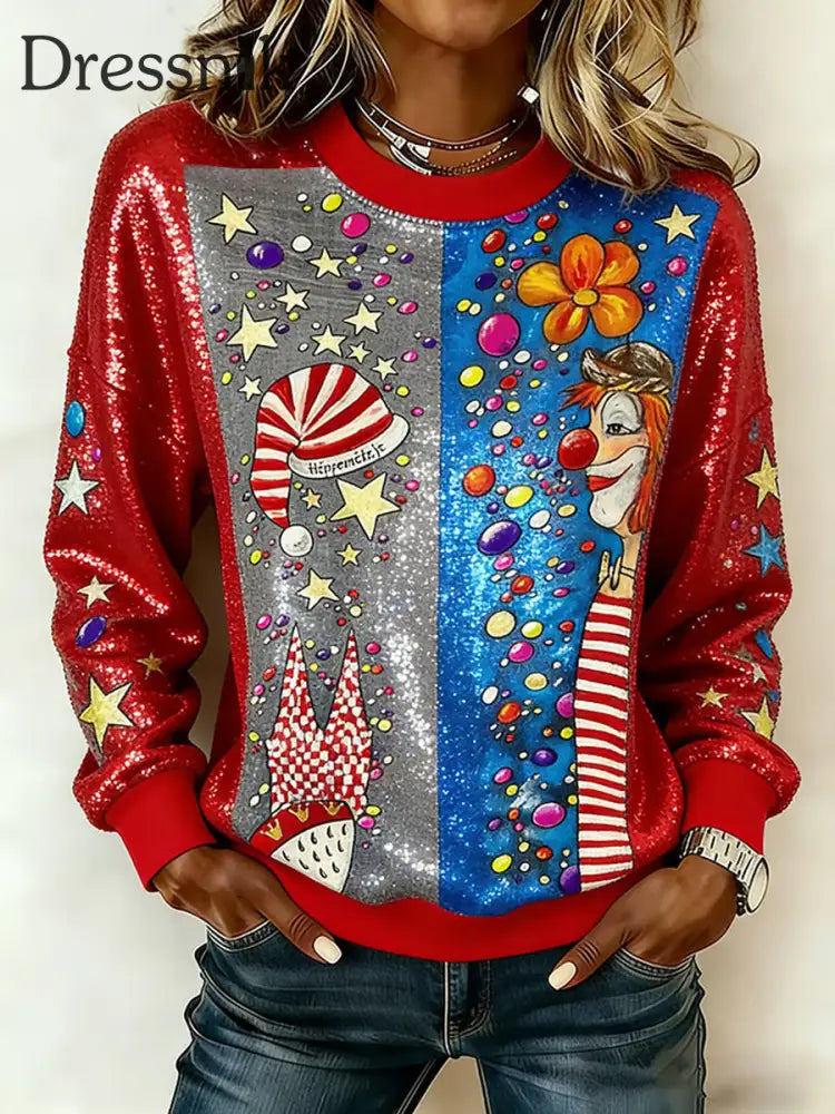 Damen Kölner Karneval Sweatshirt als bild / S