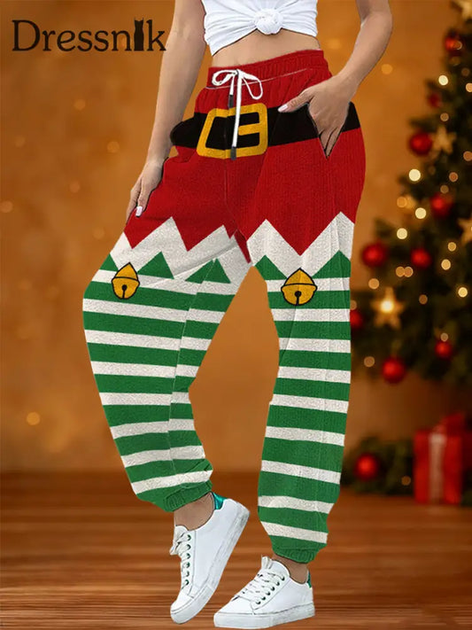 Damen lustige Weihnachts-Jogging hose als bild / S