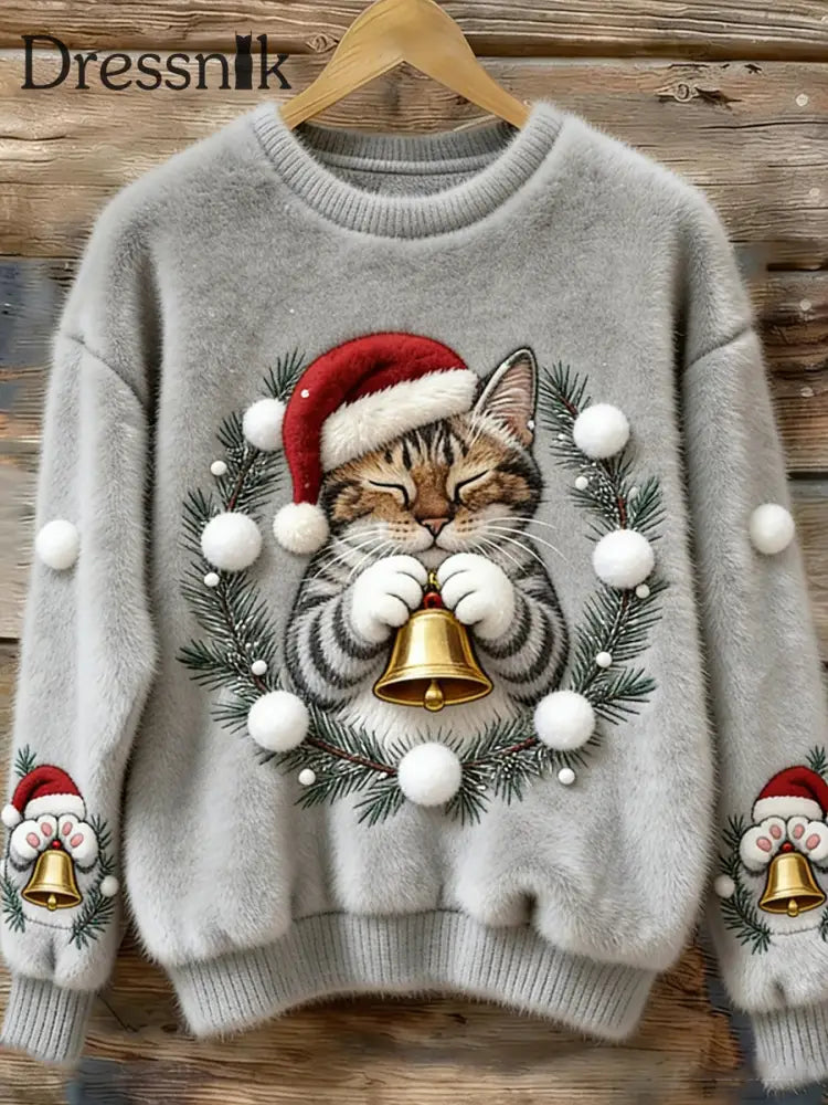 Damen Retro Tier kunst druck Komfortables Flanell oberteil A / S