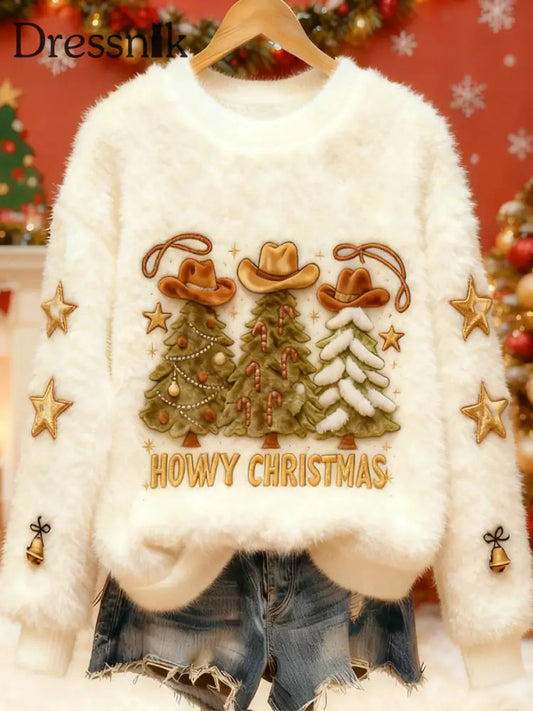 Damen Retro Tier Kunst Print Casual Flanell Top A / S