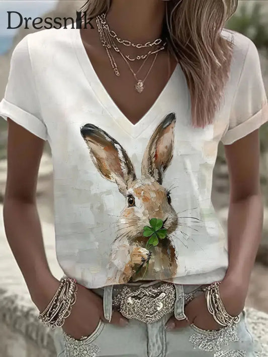 Damen St. Patrick’s Day bedrucktes lässiges T-Shirt als bild / S