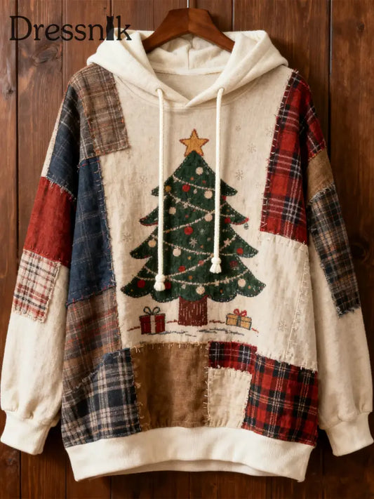 Damen Weihnachts druck Casual Hoodie als bild / S