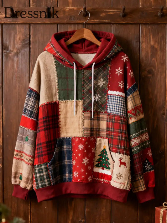 Damen Weihnachts druck Casual Hoodie als bild / S
