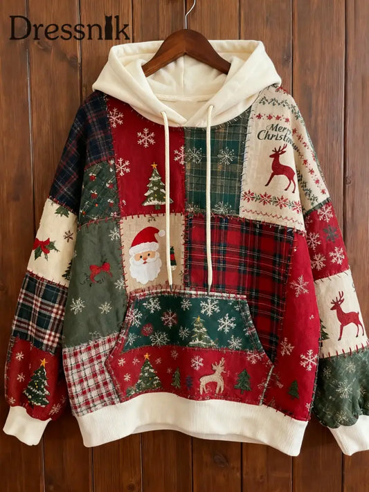 Damen Weihnachts druck Casual Hoodie als bild / S