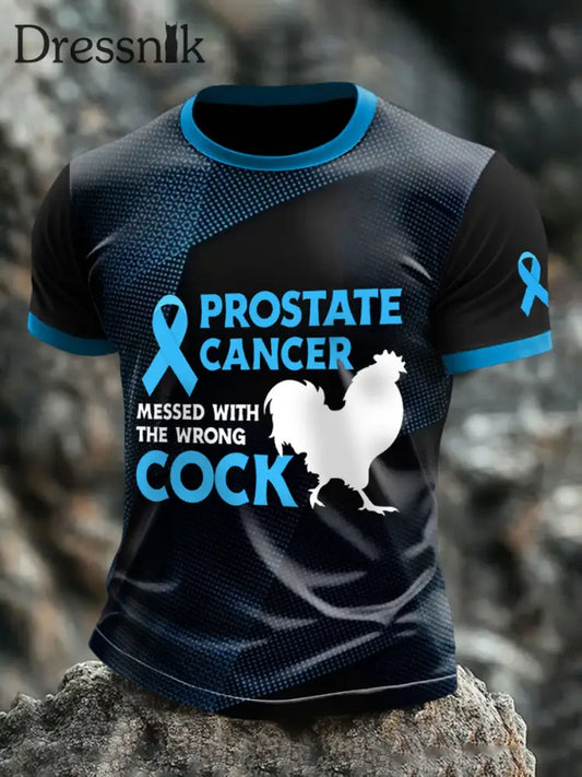 Der Prostata krebs der Männer hat sich mit den falschen Schwanz T Shirts angelegt als bild / S
