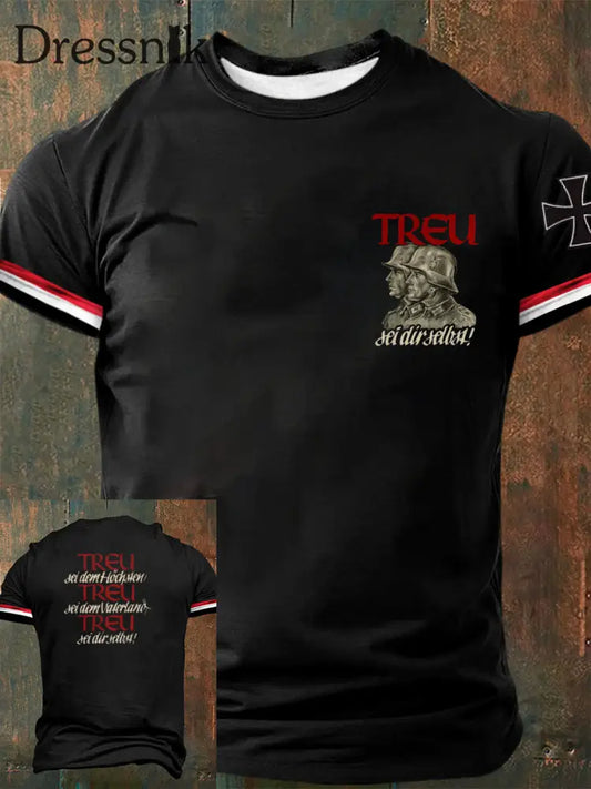 Deutsches Kunstdruck-T-Shirt für Männer A / S