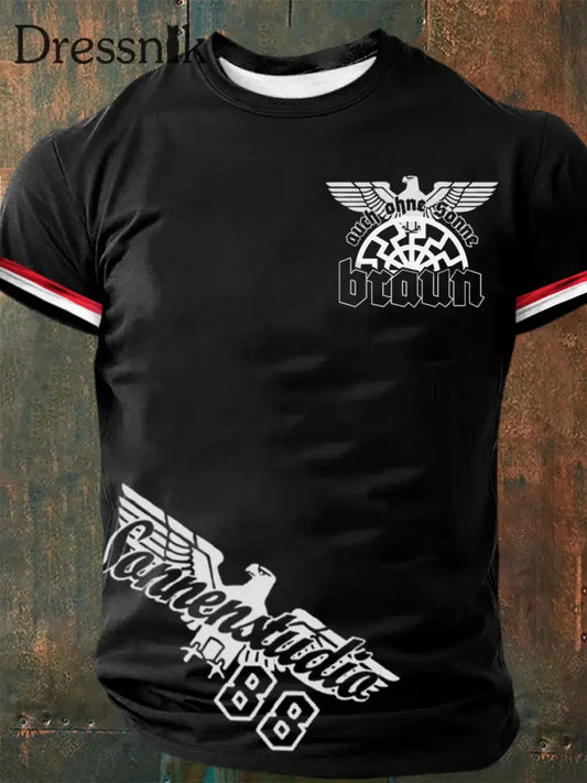 Deutsches Kunstdruck-T-Shirt für Männer A / S