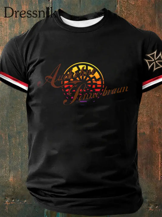 Deutsches Kunstdruck-T-Shirt für Männer A / S