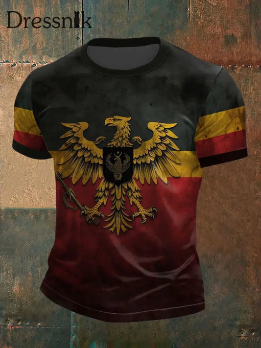 Deutsches T-Shirt für Männer Schwarz / S