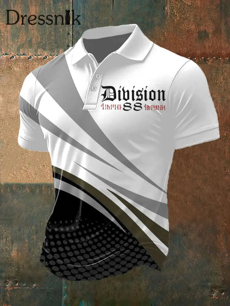 Deutschland bedrucktes Herren hemd Braun / S