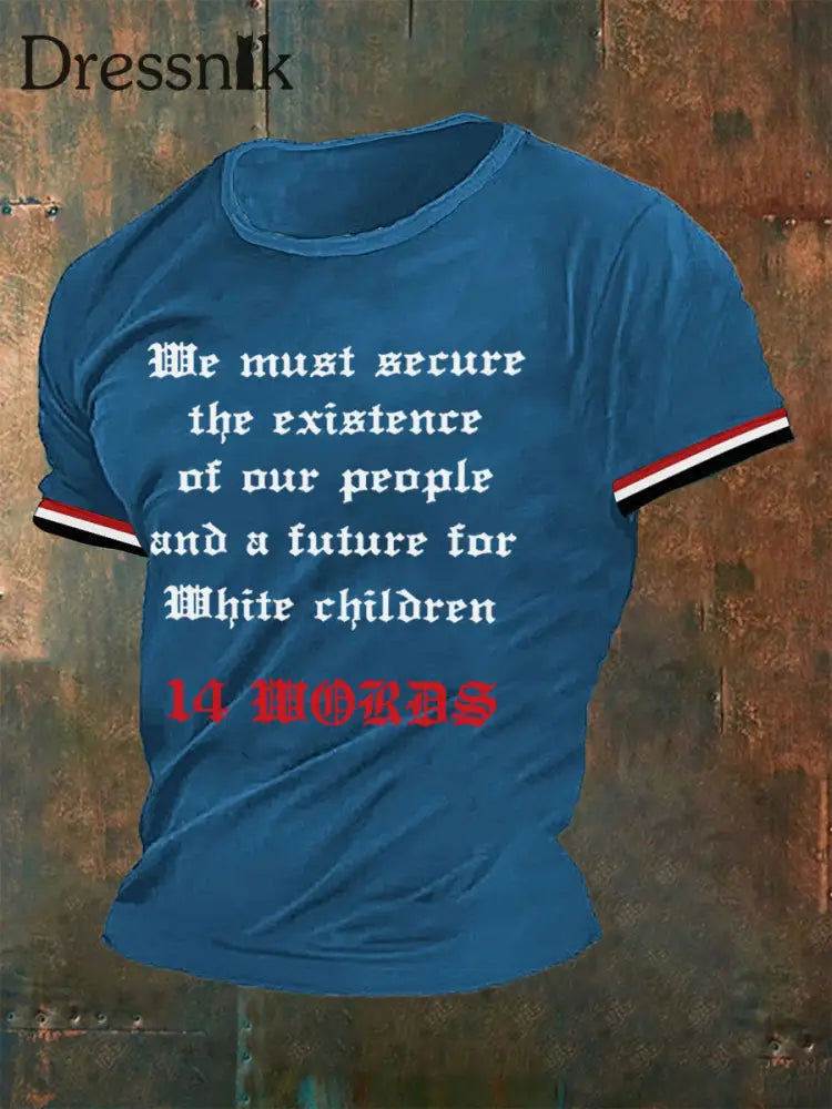 Deutschland bedrucktes T-Shirt für Männer Blau / S