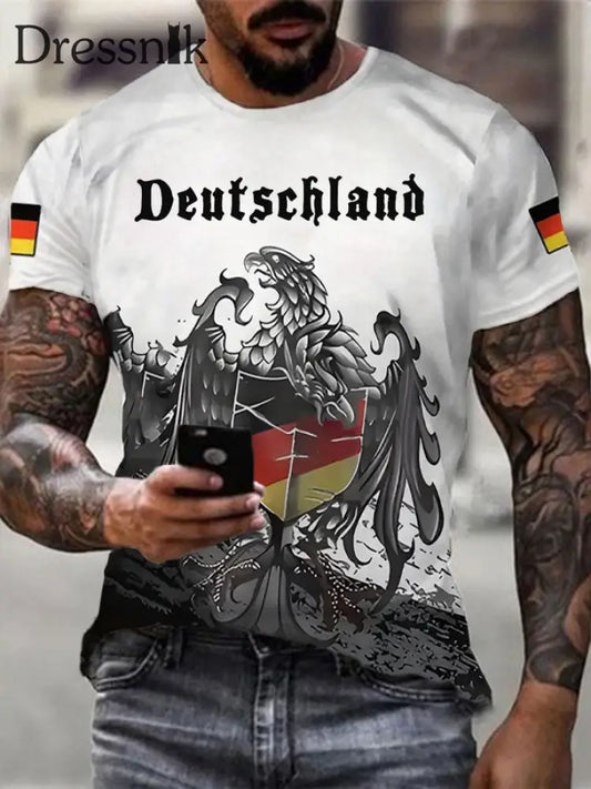 Deutschland Print T-Shirt für Männer als bild / S