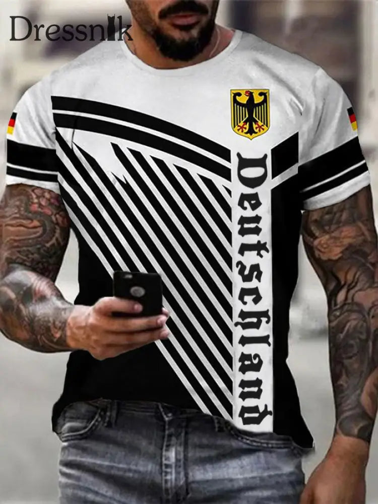 Deutschland Print T-Shirt für Männer als bild / S