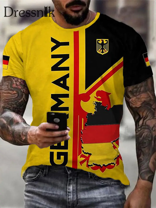 Deutschland Print T-Shirt für Männer als bild / S