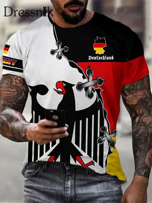 Deutschland Print T-Shirt für Männer als bild / S