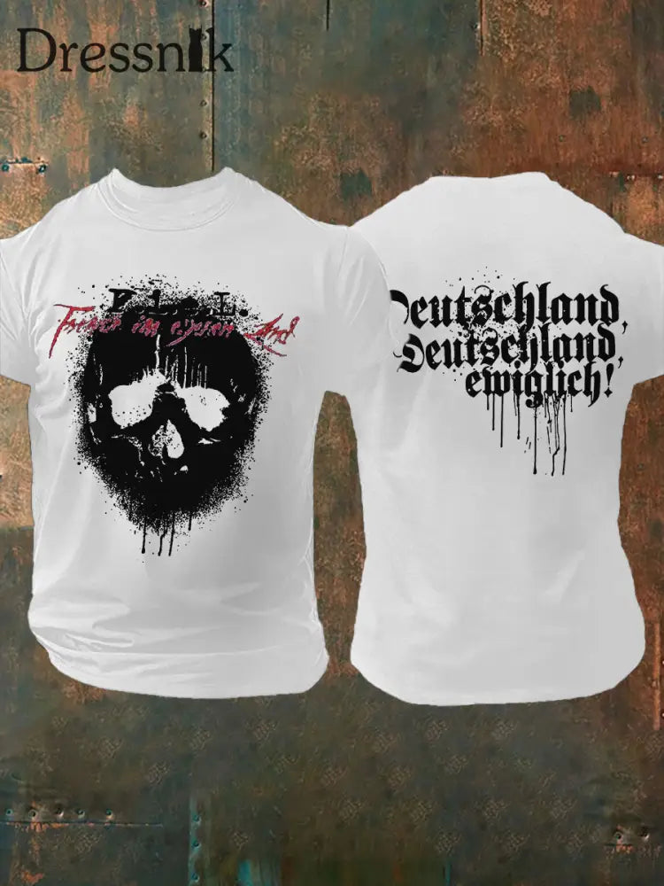 Deutschland T-Shirt für Männer Weiß / S