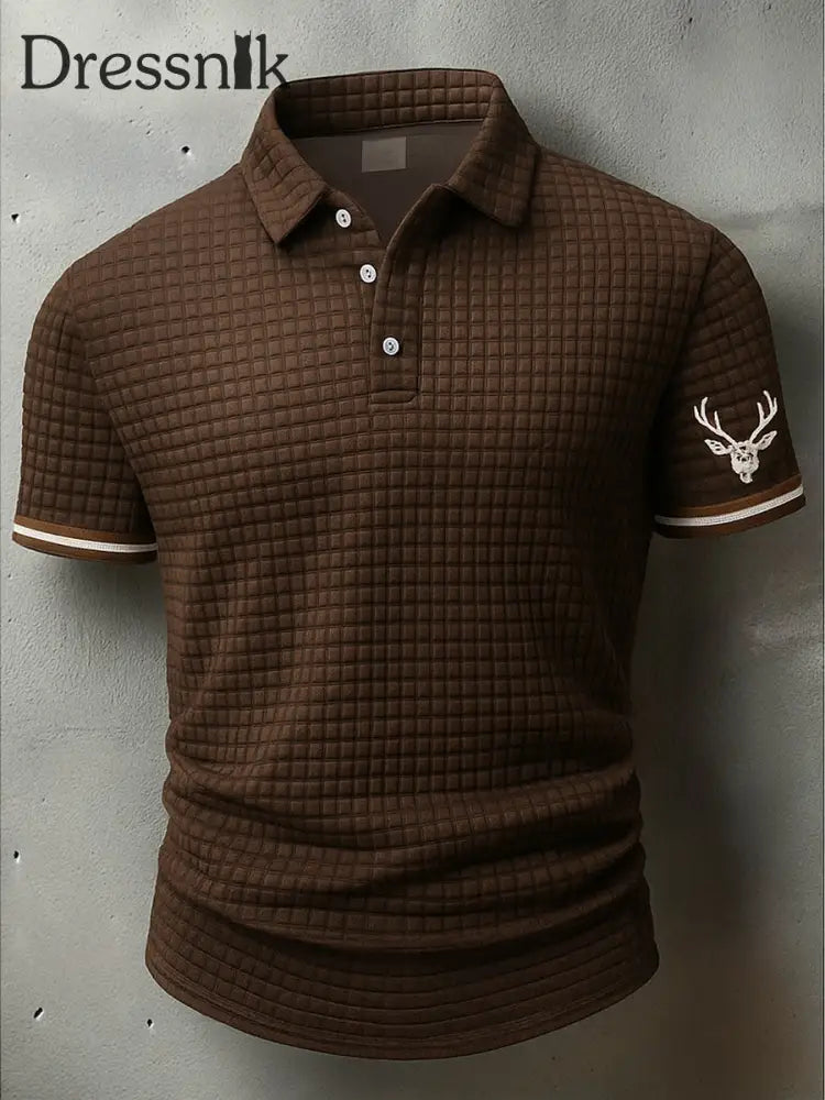 Eleganter Retro-Blumen druck V-Ausschnitt Muster Baumwoll strick Mittellänge Ärmel oberteil A / S