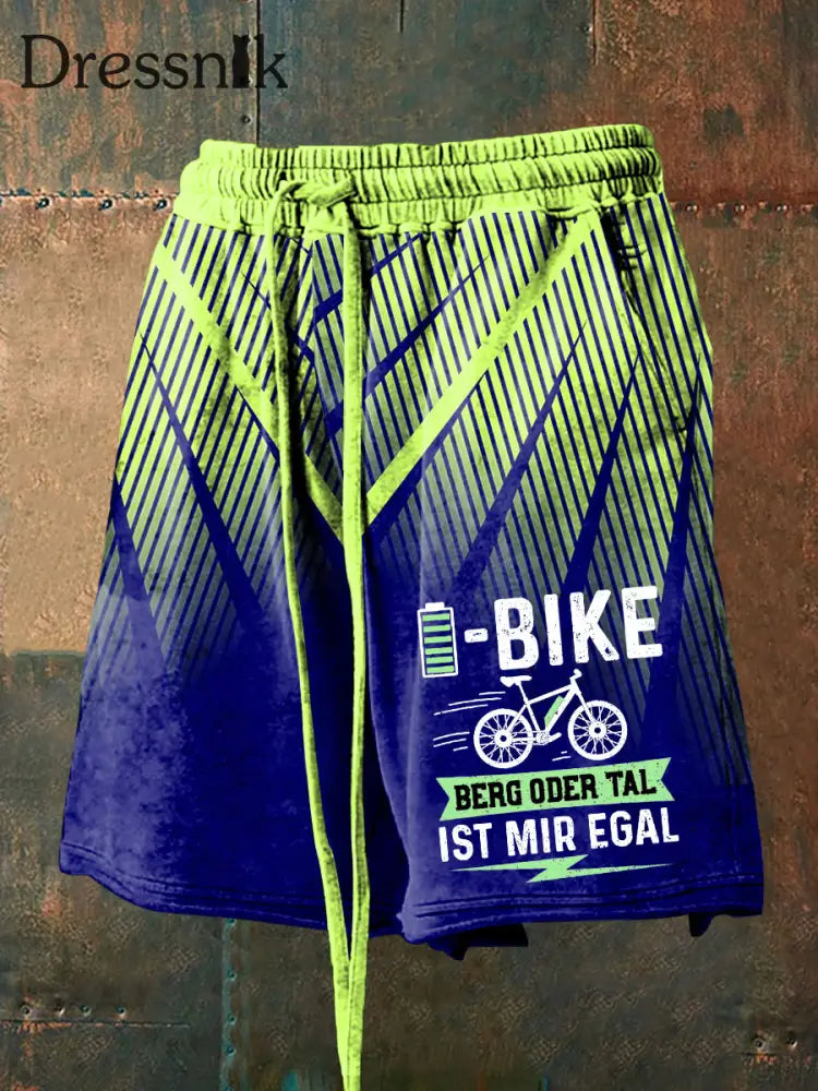 Fahrre bedruckte Shorts für Herren als bild / S