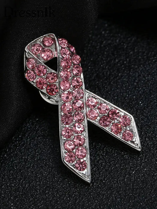 Frauen brustkrebs rosa brosche Rosa / EINS