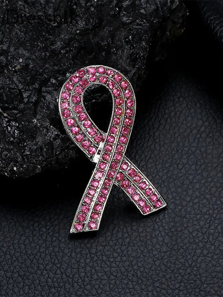 Frauen brustkrebs rosa brosche Rosa / EINS