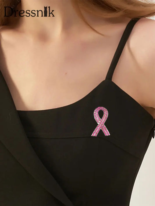 Frauen brustkrebs rosa brosche Rosa / EINS