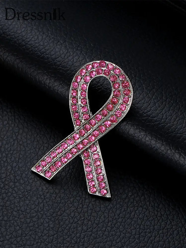 Frauen brustkrebs rosa brosche Rosa / EINS