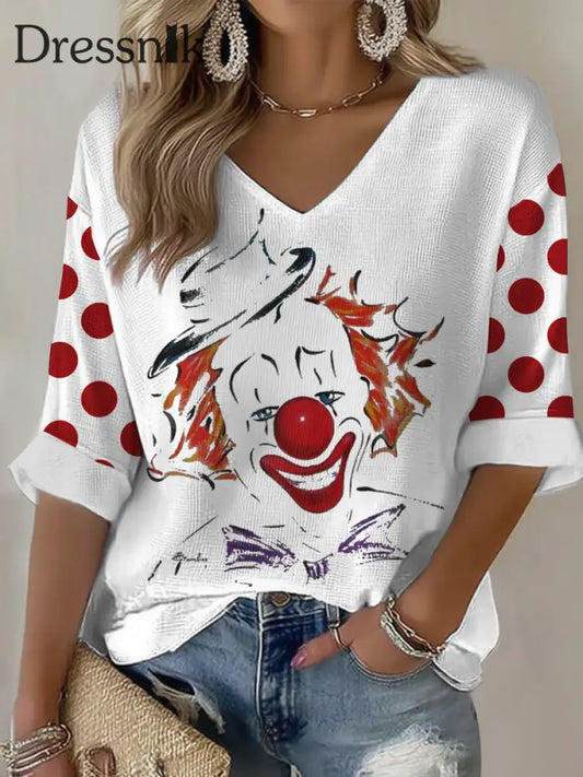 Frauen Deutsch Kölner Karneval Print Casual T-Shirt als bild / S