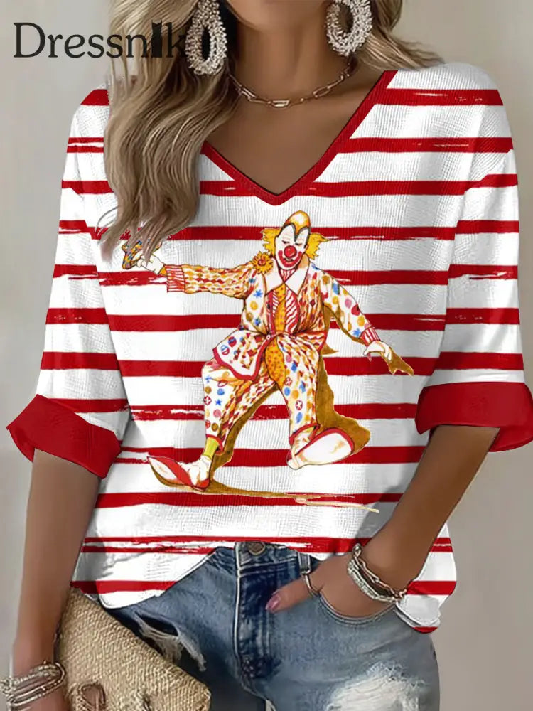 Frauen Deutsch Kölner Karneval Print Casual T-Shirt als bild / S