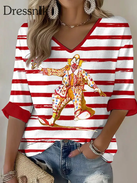 Frauen Deutsch Kölner Karneval Print Casual T-Shirt als bild / S