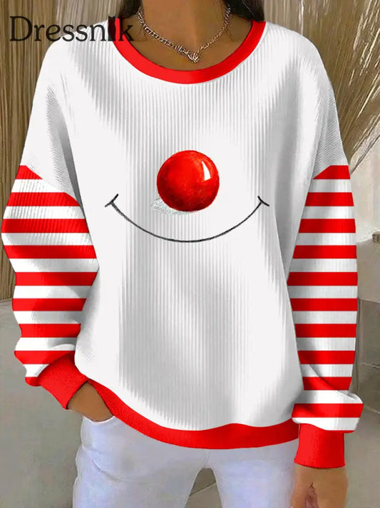 Frauen Deutschland Köln Karneval Print Casual Sweatshirt Weiß / S