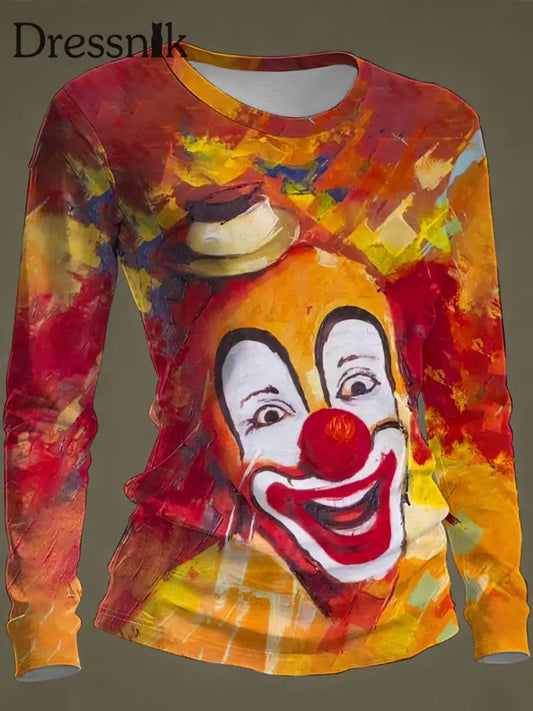 Frauen Deutschland Köln Karneval Print lässig Langarm T-Shirt als bild / S