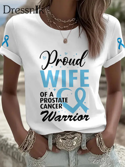 Frauen Prostata krebs Bewusstsein Frau T Shirt weiß / S