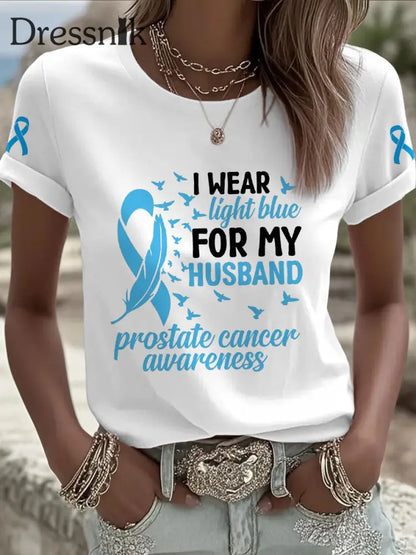 Frauen Prostata krebs Bewusstsein Frau T Shirt weiß / S