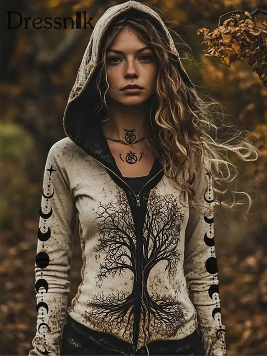 Frauen Wikinger Baum der Schwimmwesten Aprikose / S