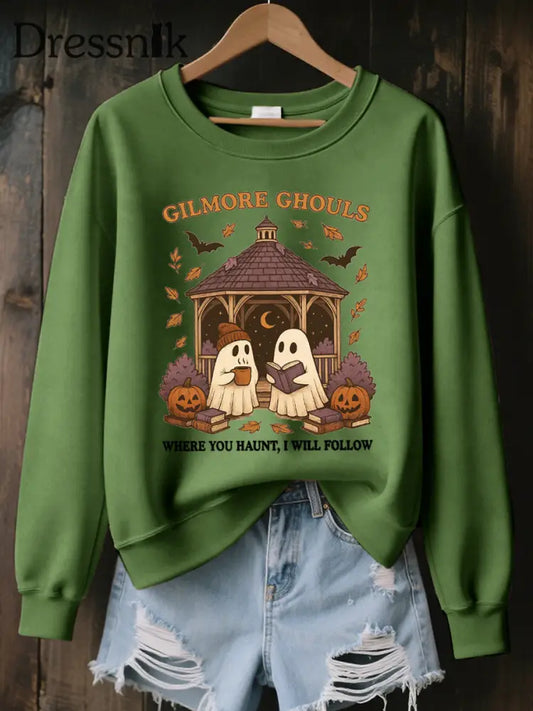 Frauen wo Sie verfolgen werde ich dem Druck folgen Sweatshirt Grün / S