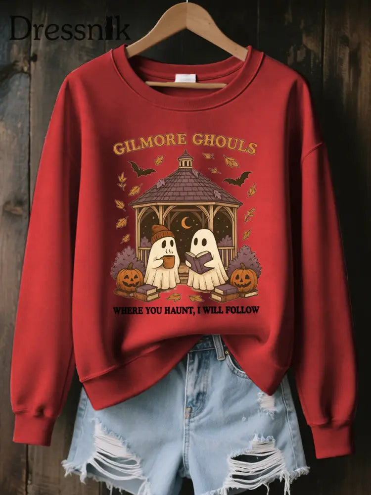 Frauen wo Sie verfolgen werde ich dem Druck folgen Sweatshirt Tiefrot / S