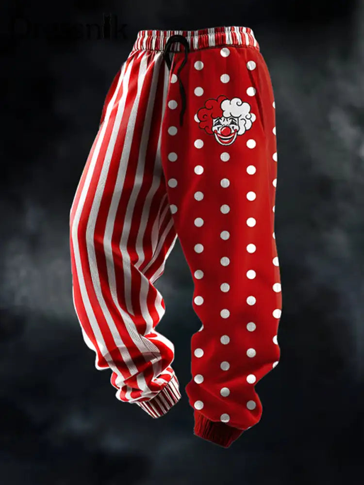 Freizeit hosen mit Kölner Karnevals druck für Herren Rot / S