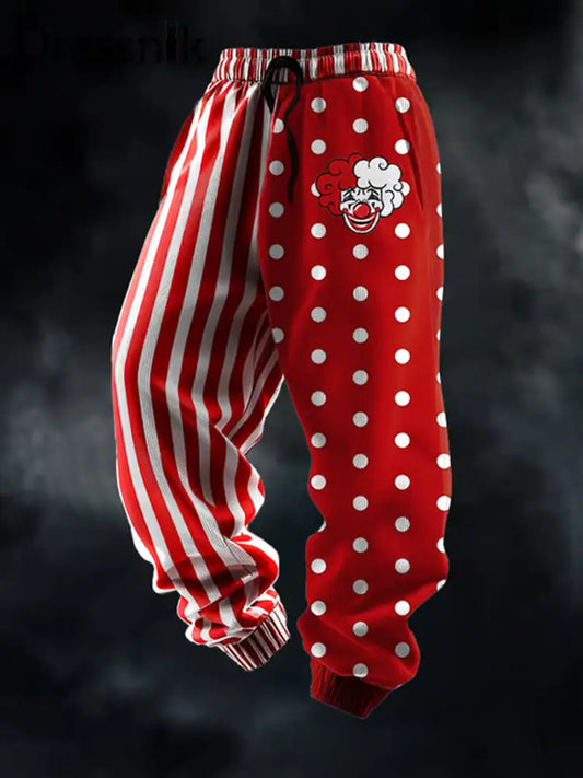 Freizeit hosen mit Kölner Karnevals druck für Herren Rot / S