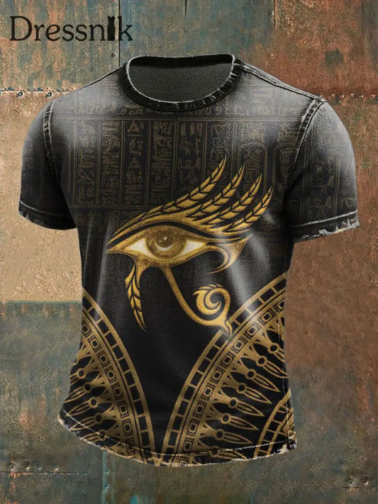 Gedrucktes T Shirt der alten ägyptischen Zivilisation der Männer als bild / S