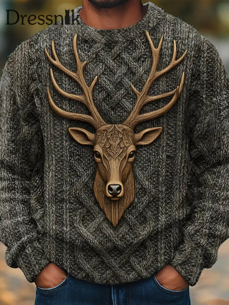 Gemütlicher Pullover im westlichen Stil für Herren als bild / S