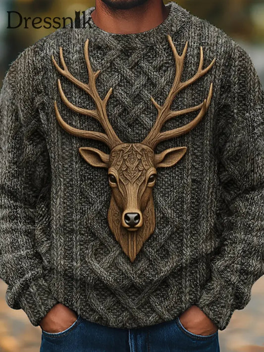 Gemütlicher Pullover im westlichen Stil für Herren als bild / S