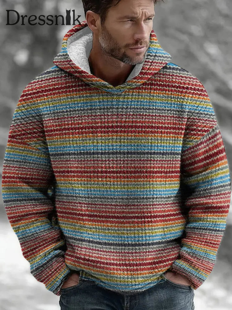 Geometrische Kunst Hoodie für Männer als bild / S