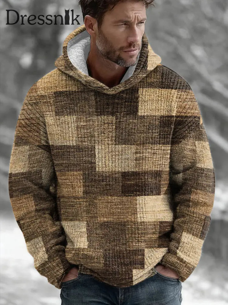 Geometrische Kunst Hoodie für Männer als bild / S