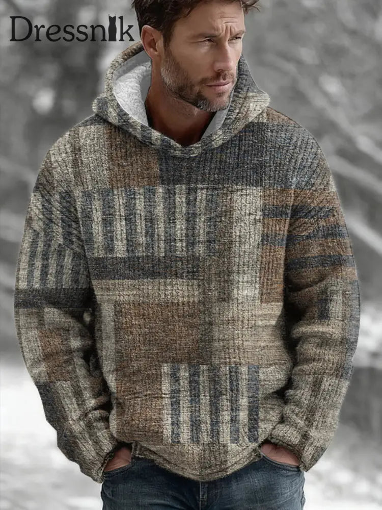 Geometrische Kunst Hoodie für Männer als bild / S