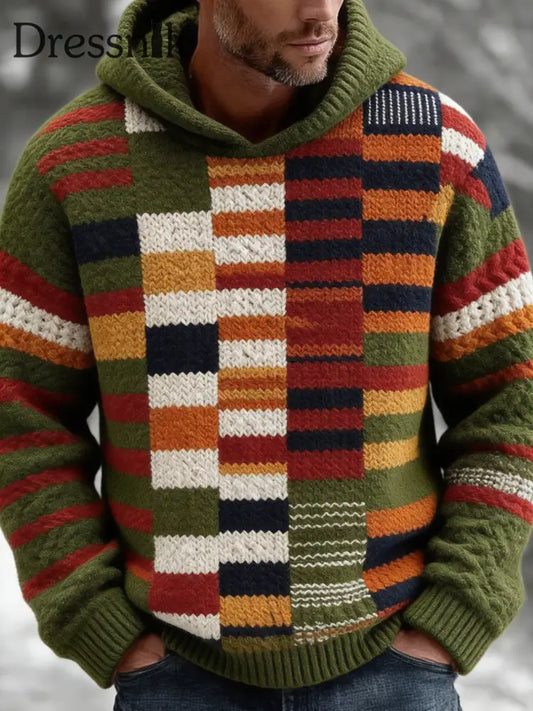 Geometrische Kunst Hoodie für Männer als bild / S