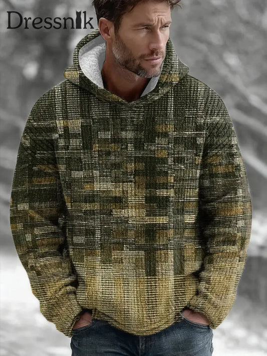 Geometrische Kunst Hoodie für Männer als bild / S